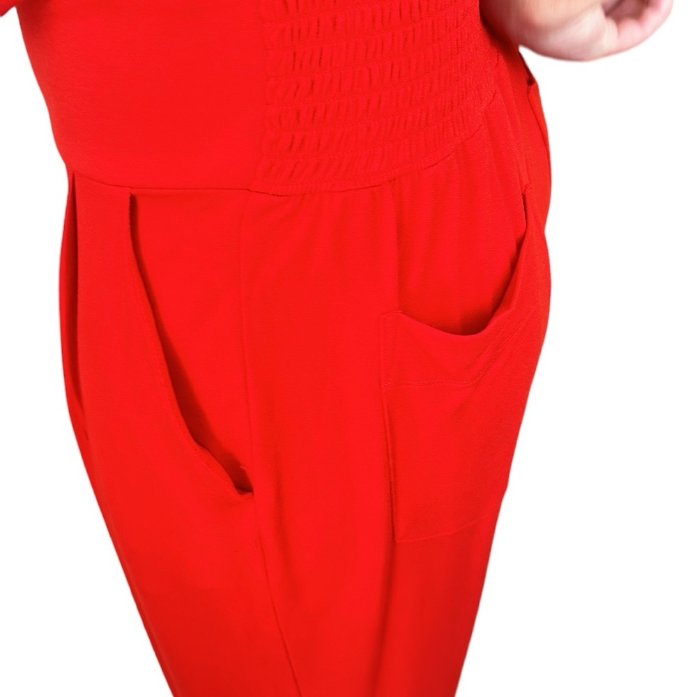 NWT Cabi Uptown Jumpsuit‎ Ankle in Vermilion Red M - Picture 12 of 17